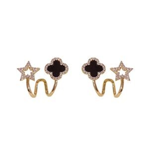 Shining Diva Fashion Latest Stylish Gold Plated Stud Earrings for Women and Girls